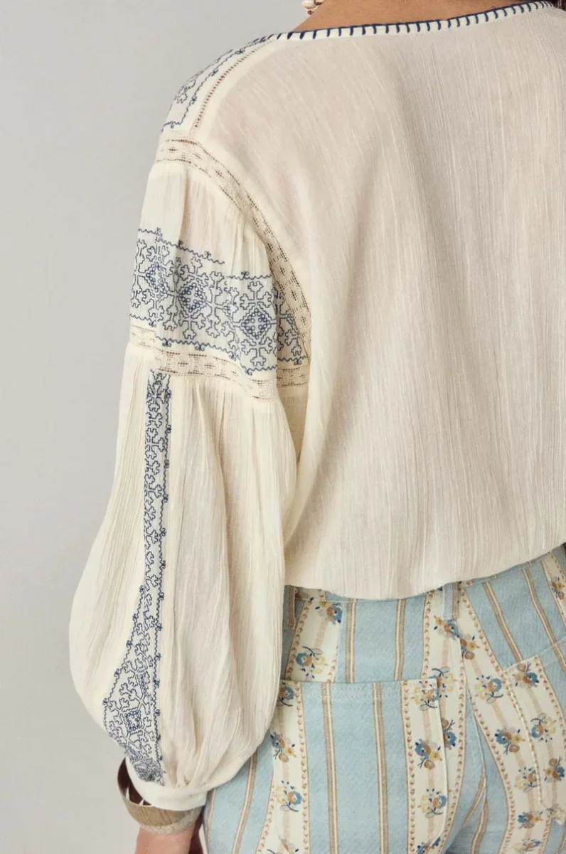 CLAUDIA BLOUSE Indigo Poet - immagine 4