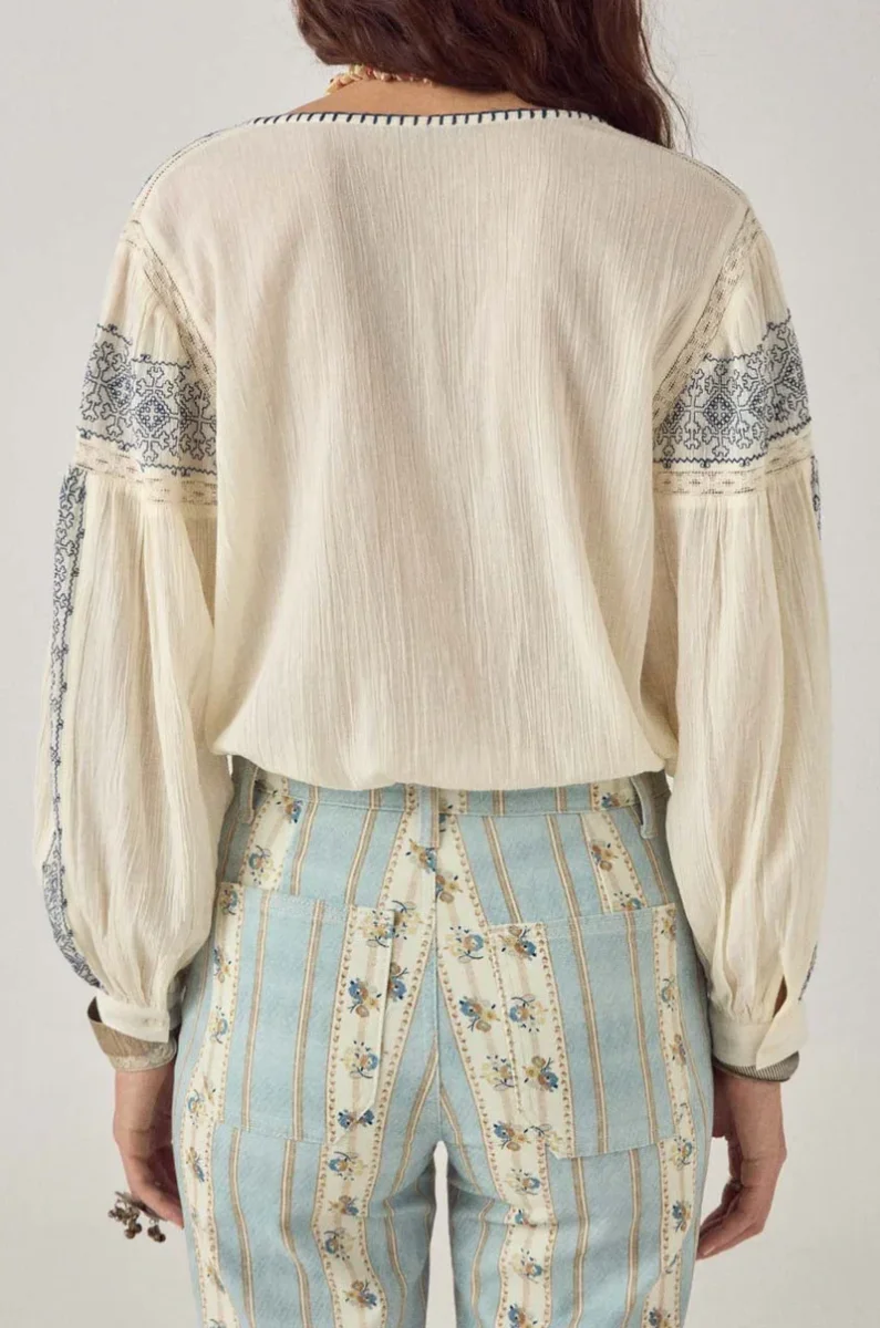 CLAUDIA BLOUSE Indigo Poet - immagine 7