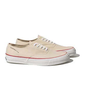 REDONDO CANVAS WHITE LINE RED