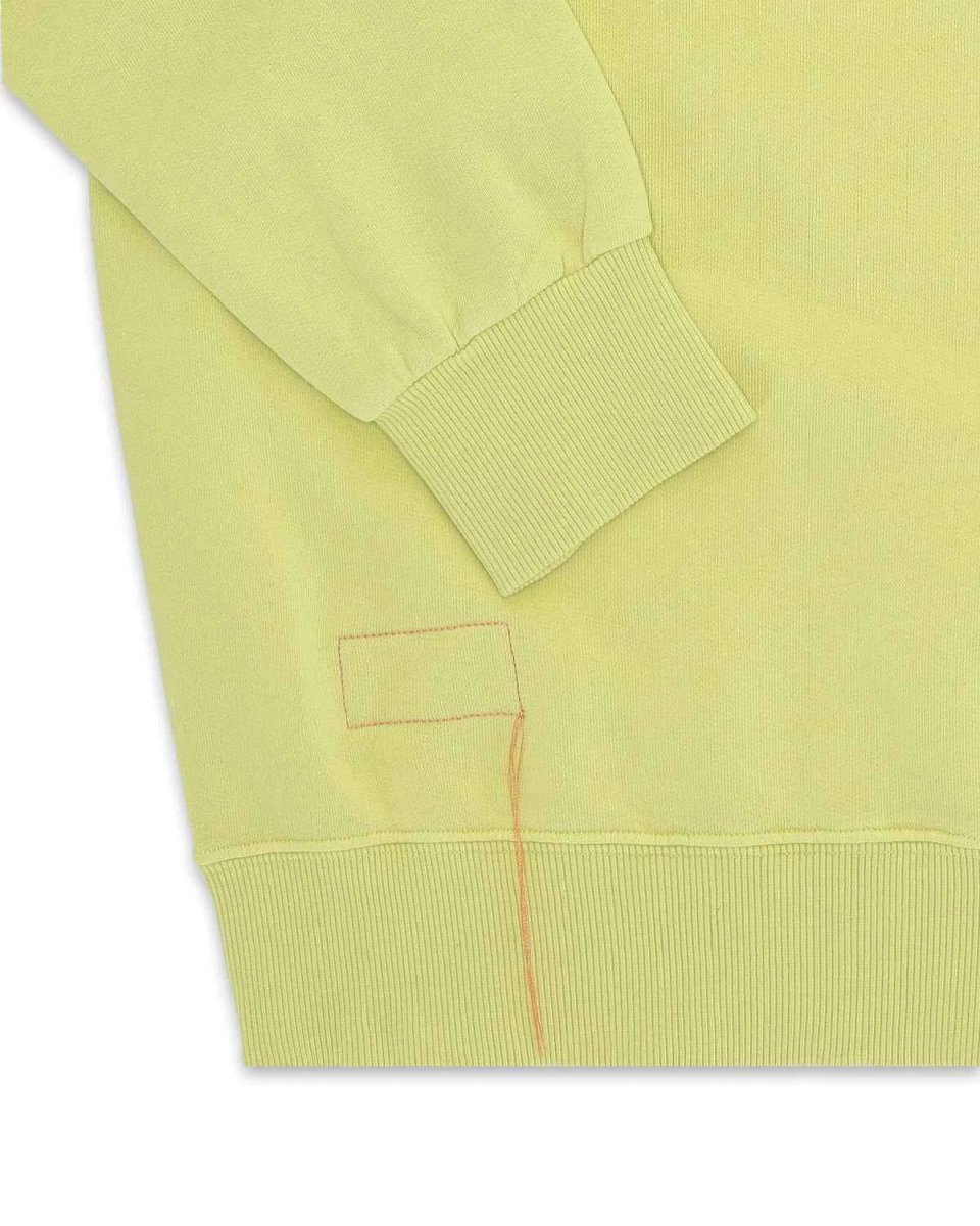 HARVARD FELPA GIROCOLLO IN JERSEY FELPATO CON TAGLIO RAGLAN LEMON - immagine 4