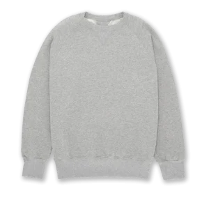 HARVARD FELPA GIROCOLLO IN JERSEY FELPATO CON TAGLIO RAGLAN MELANGE