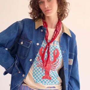 VESTE - MIRIAM NEBRASKA-BLUE - STONE WASH