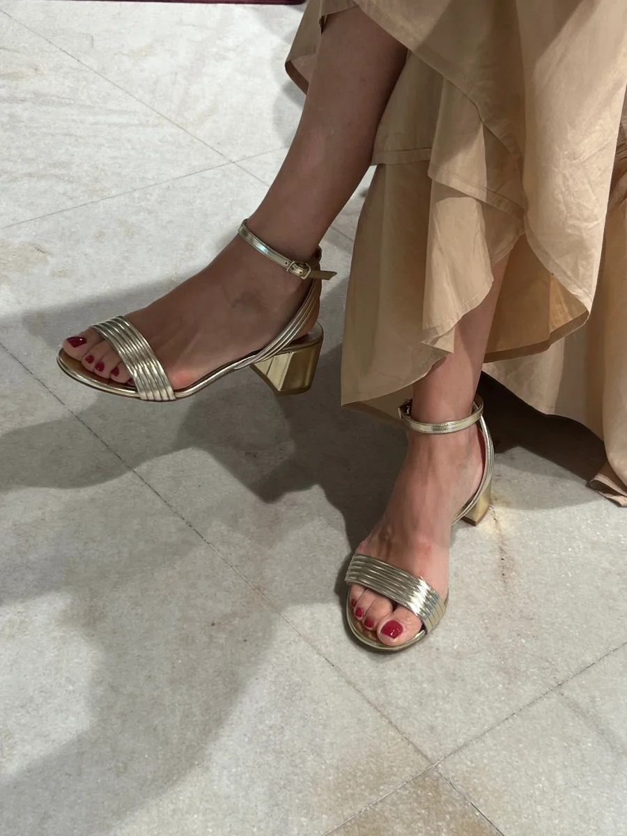 NCUB - Sandali con Tacco - Stacy 35 - Platino - immagine 2