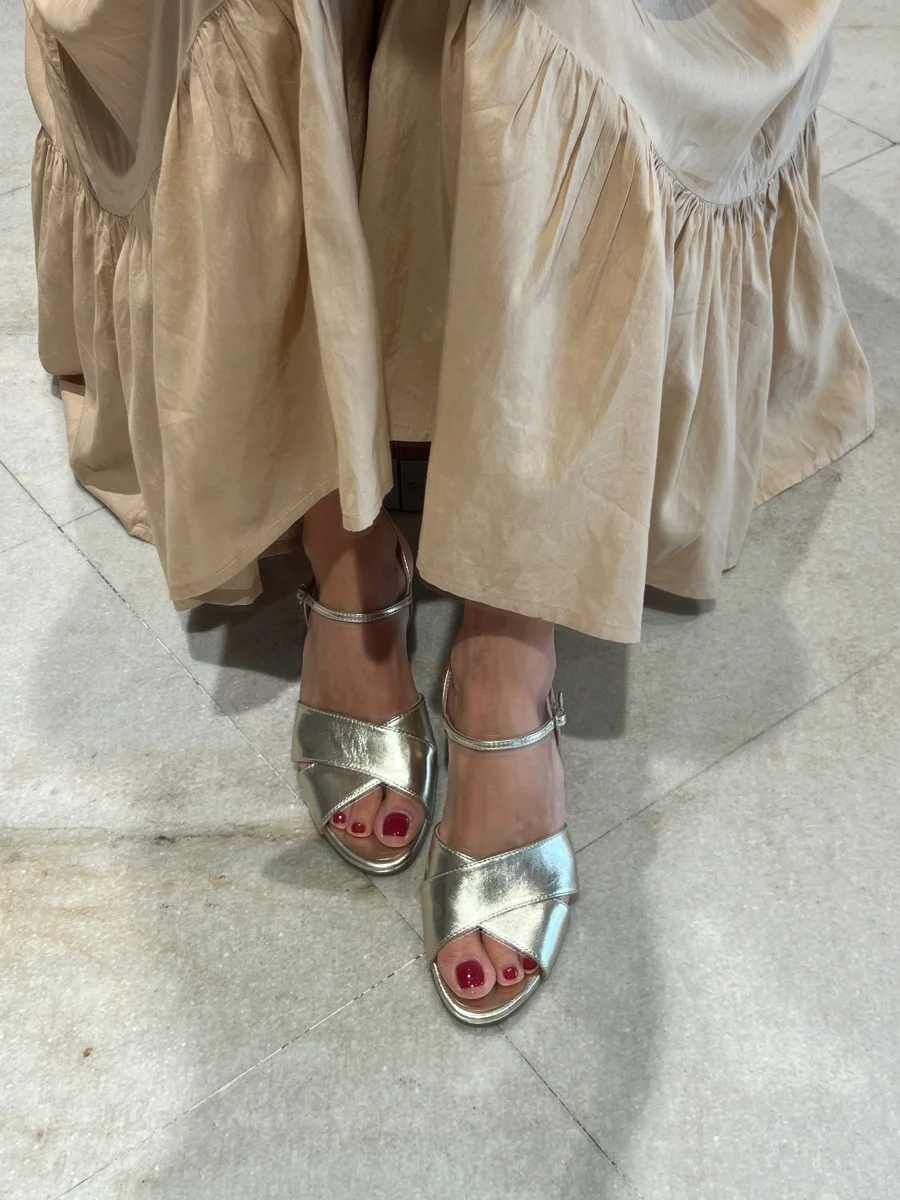 ANNA F. - Sandali con Tacco - 3742 - Platino - immagine 5