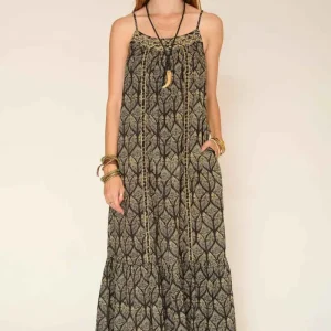 ROBE - RANETTA-BLACK