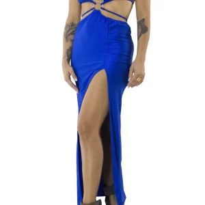 Copricostume donna giromanica aperture cut out schiena scoperta  chiusura al collo