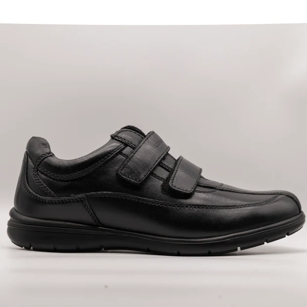 Lumberkack scarpe da uomo con velcro SIESTA nero - immagine 4