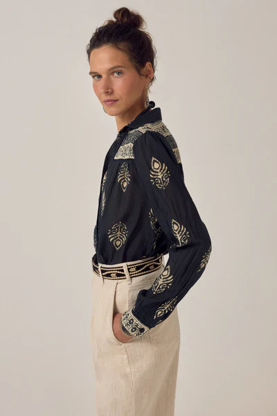 RANI SHIRT Black Henna - immagine 3