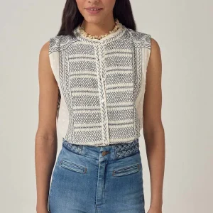IRINA SLEEVELESS BLOUSE Indigo Poet