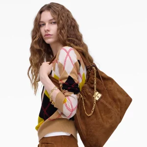 MARC JACOBS - Borsa a spalla - The Suede Cristina Tote - 2R5HTT022H01-860 - Copper