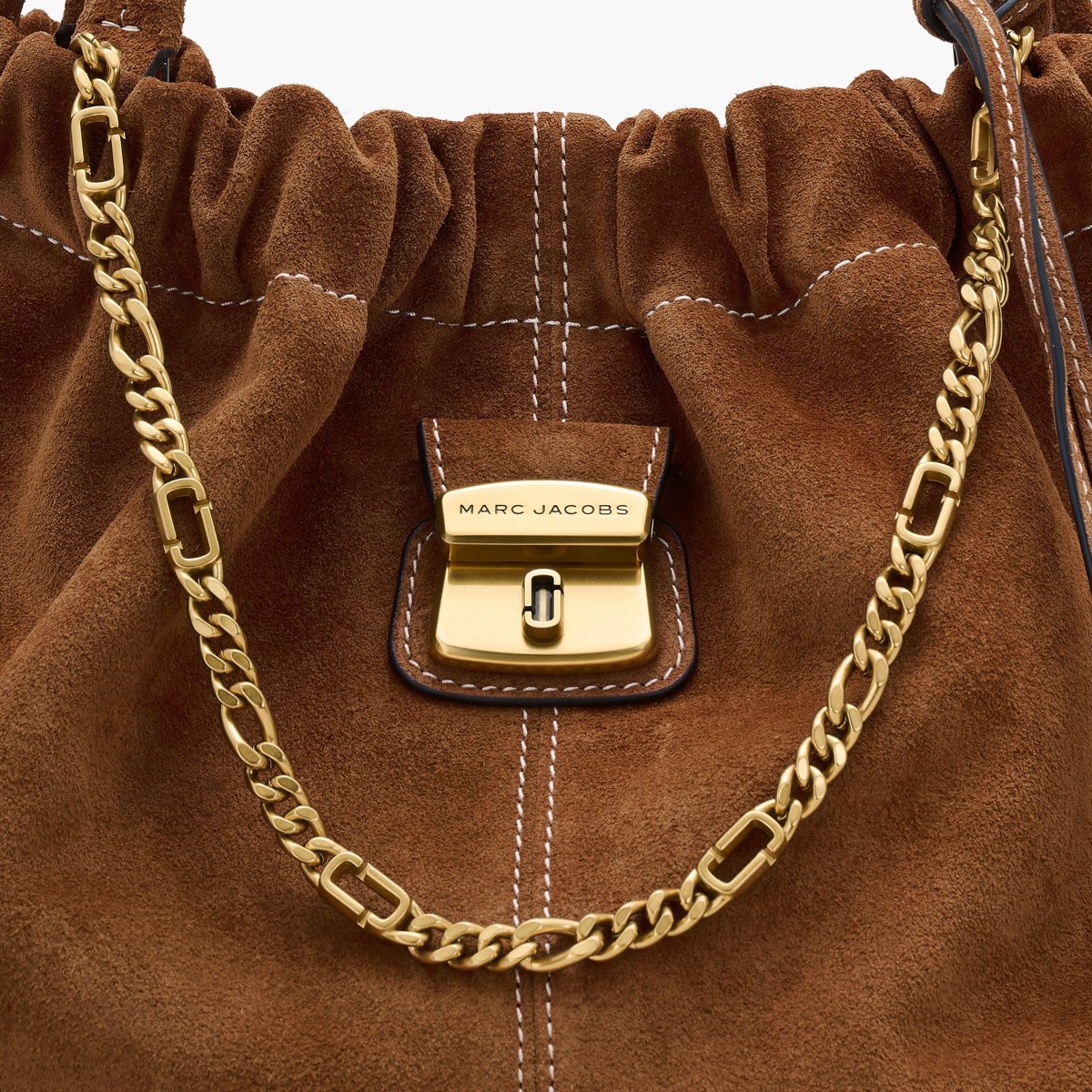 MARC JACOBS - Borsa a spalla - The Suede Cristina Tote - 2R5HTT022H01-860 - Copper - immagine 5