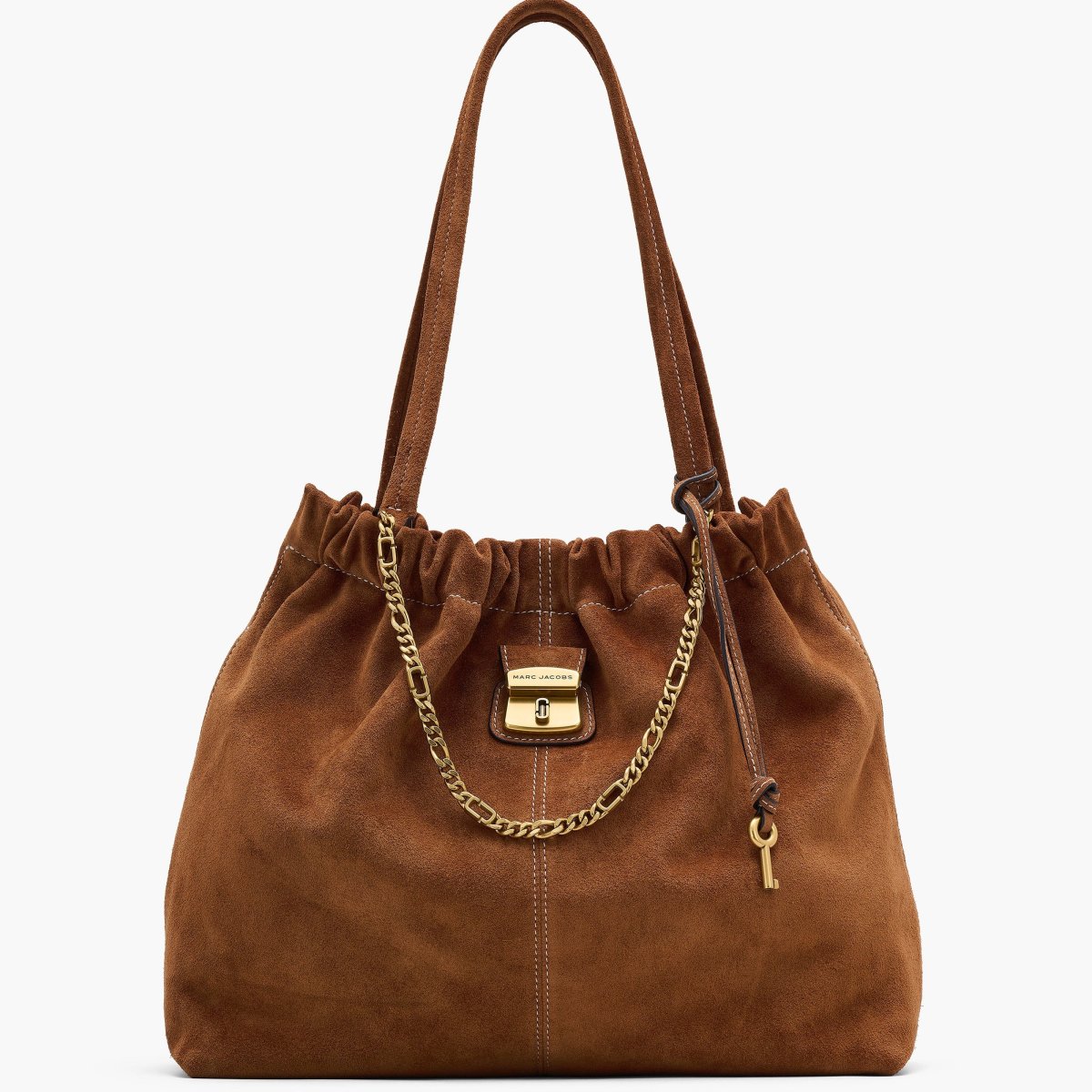 MARC JACOBS - Borsa a spalla - The Suede Cristina Tote - 2R5HTT022H01-860 - Copper - immagine 3