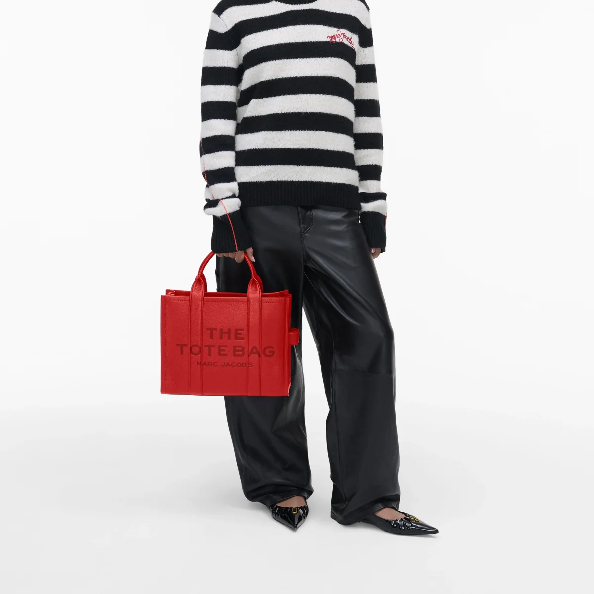 MARC JACOBS - Medium Tote Bag H004L01PF21- 617 True Red - immagine 9