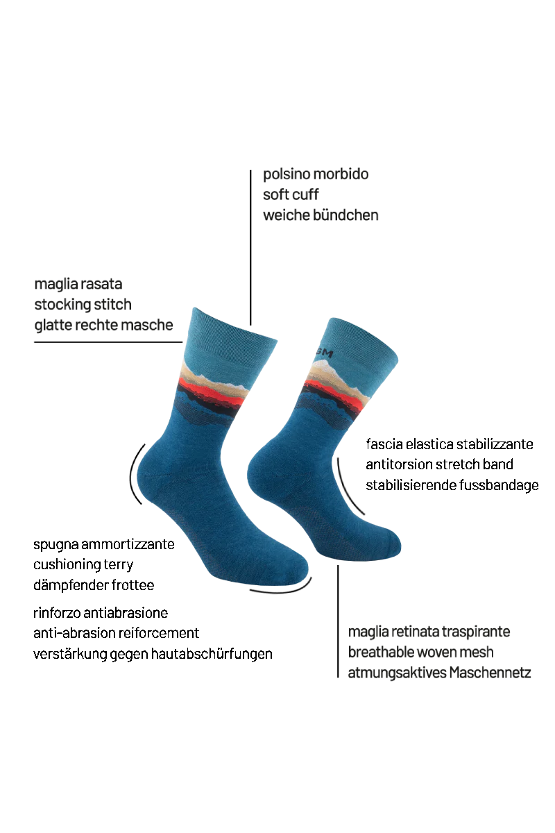 Reactive Mountain 6300 | Embrace your soul. Calzini tecnici in lana vergine merino fine - immagine 3