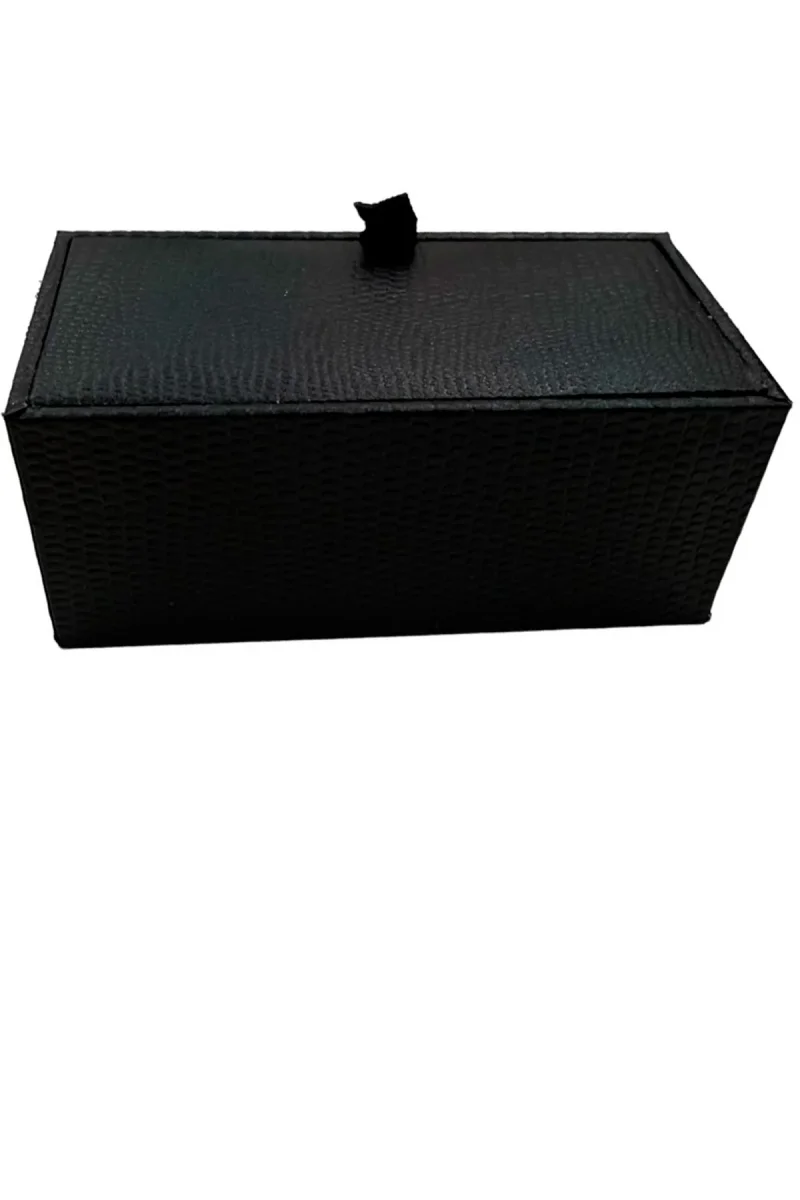 Gemelli copribottoni da camicia in madreperla tondi con base in acciaio silver - immagine 4