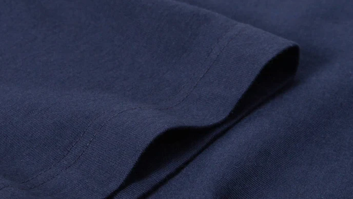 1950S MEN’S LOOPWHEELED T-SHIRT, 4,6OZ/SQ.YD., CLASSIC FIT INK BLUE - immagine 7