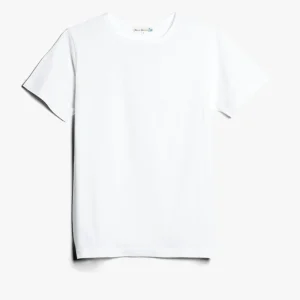 1950S MEN’S LOOPWHEELED T-SHIRT, 4,6OZ/SQ.YD., CLASSIC FIT WHITE