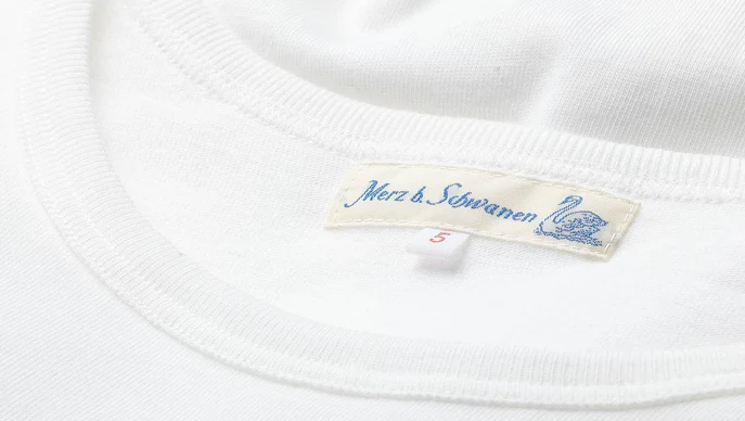 1950S MEN’S LOOPWHEELED T-SHIRT, 4,6OZ/SQ.YD., CLASSIC FIT WHITE - immagine 7