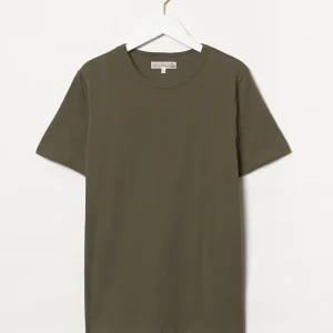 1950S MEN’S LOOPWHEELED T-SHIRT, 4,6OZ/SQ.YD., CLASSIC FIT ARMY