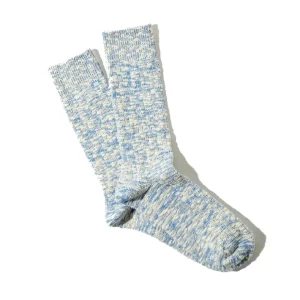 Light weight Slub Crew Sky Blue