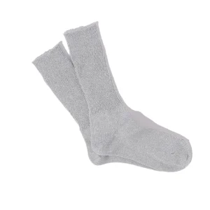 L/G Glitter Rib Crew White