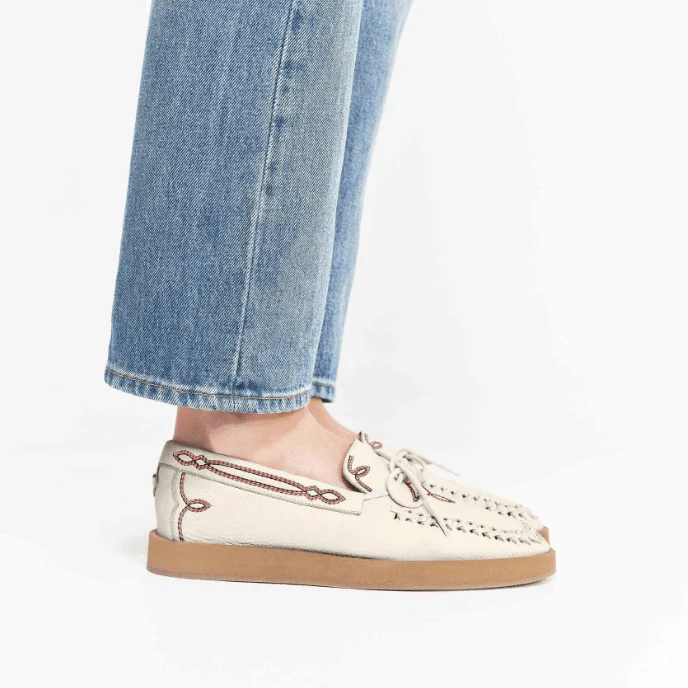 SOCQUE Paris - Mocassini - Totem - Cuir Crema - immagine 3