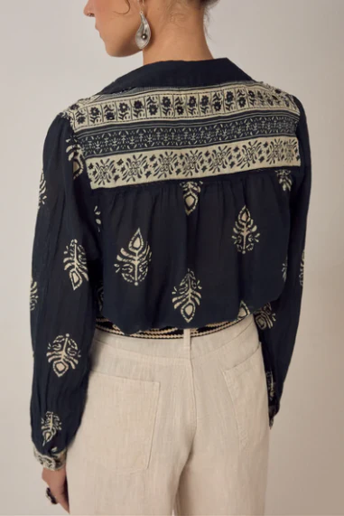 RANI SHIRT Black Henna - immagine 7