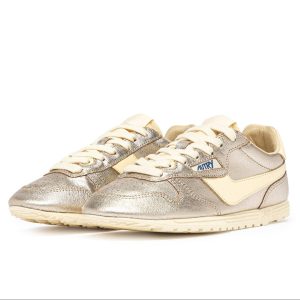 AUTRY - WSLW AJ01  - Sneakers  WINDSPIN - Laminato Oro