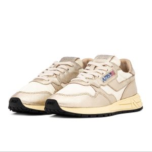 AUTRY -  WWLW AN02 - Sneakers  REELWIND - Avorio Oro