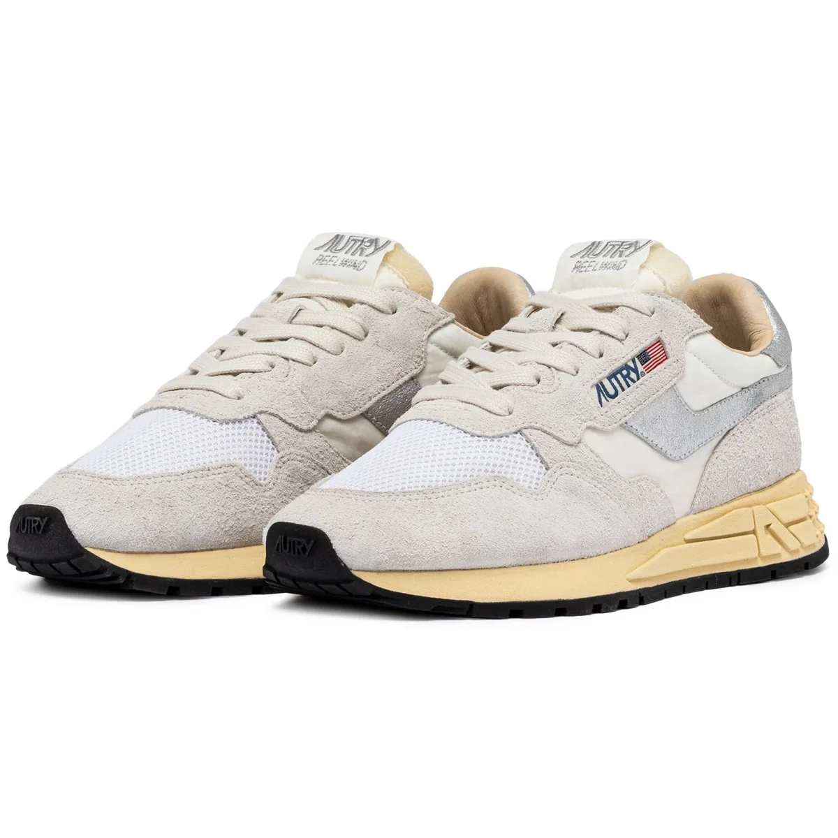 AUTRY - WWLW MU01 -Sneakers REELWIND - Bianco Argento - immagine 2