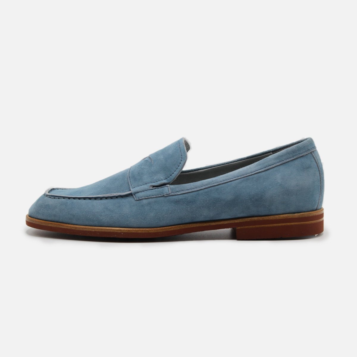 Lancio shoes mocassini uomo 9907 camoscio celeste - immagine 4