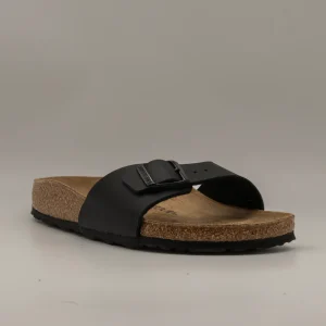 Birkenstock Madrid – Sandali a una fascia con plantare anatomico - nero