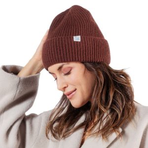 MERZ B. SCHWANEN - Berretto - SKBN05 - Beanie Silk Blend - 12 Nut