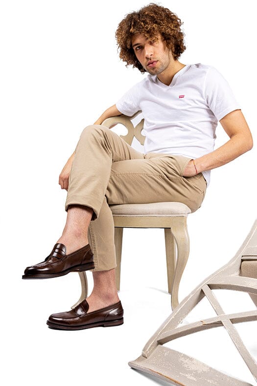 ALBERTO FASCIANI - Mocassino - 57020 - Edison - Mogano - immagine 8