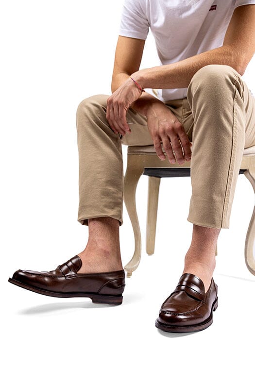 ALBERTO FASCIANI - Mocassino - 57020 - Edison - Mogano