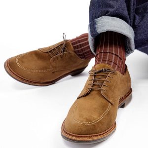 ALDEN - 702L -  Derby Camoscio Snuff