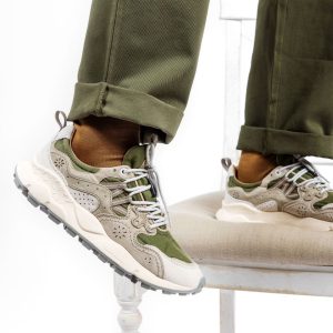 FLOWER MOUNTAIN - Sneakers Yamano 3- 1N48 Verde militare