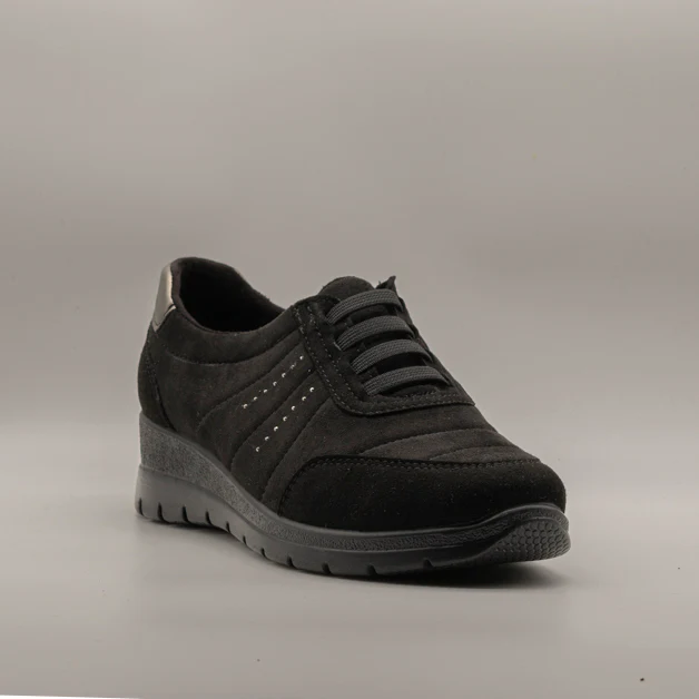 Fly-Flot scarpa donna elastica con elastici 47 Z63 VX nero