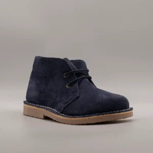 GTXG 2000 – Polacchini bambino in pelle scamosciata stile Clarks blu