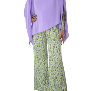 Mantella donna poncho asimmetrica in chiffon scollo fa si che il capo possa essere indossato con spalla scoperta