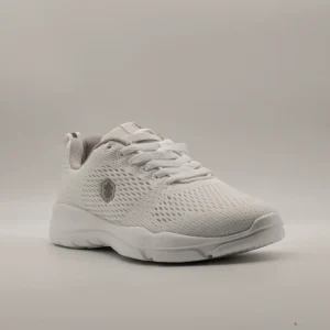 Lumberjack Agatha – Sneakers donna leggere in tessuto con memory foam bianco