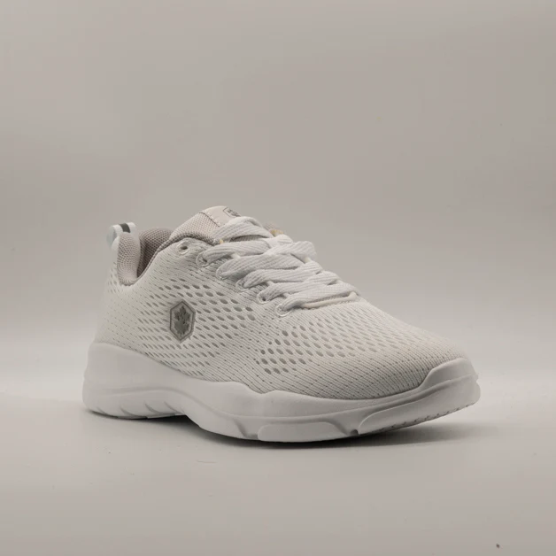 Lumberjack Agatha – Sneakers donna leggere in tessuto con memory foam bianco - immagine 2