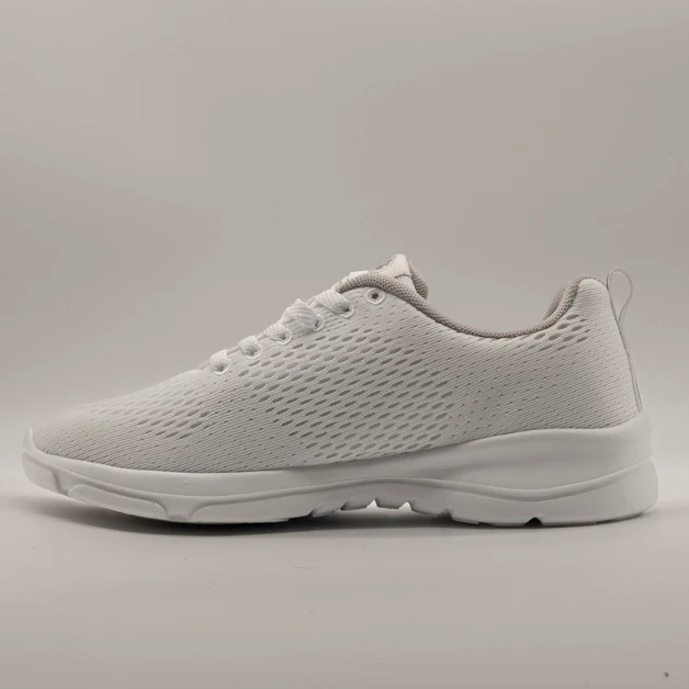 Lumberjack Agatha – Sneakers donna leggere in tessuto con memory foam bianco - immagine 3