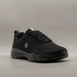 Lumberjack Agatha – Sneakers donna leggere in tessuto con memory foam nero