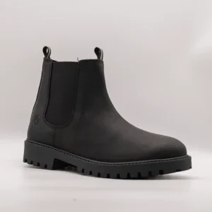 Lumberjack stivaletto pelle donna RIVER nero