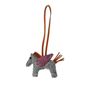 Portachiave a forma di cavallo con strass - CH800