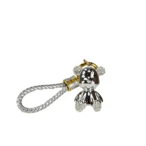 Portachiave a forma di teddy bear con strass - OS800