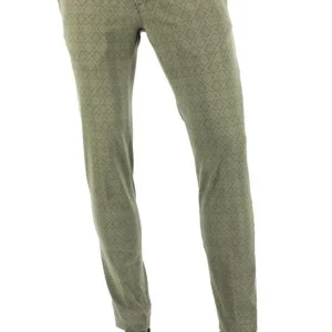 PANTALONE UOMO TASCA AMERICA IN COTONE FANTASIA DAMASCATO