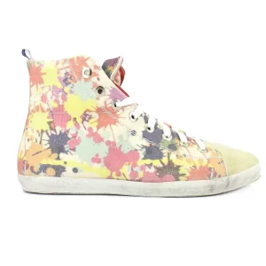 SNEAKERS ALTE  UOMO FEFE’ GLAMOUR FANTASIA SCHIZZI DI PITTURA