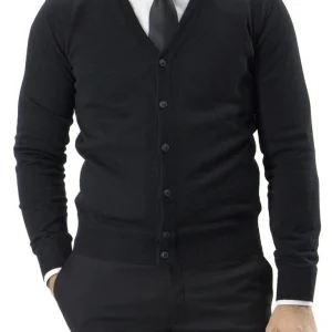 Cardigan uomo 6 bottoni misto merinos invernale regular fit